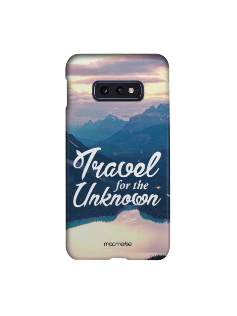 

macmerise Blue & White Travel For The Unknown Samsung Galaxy S10E Back Case