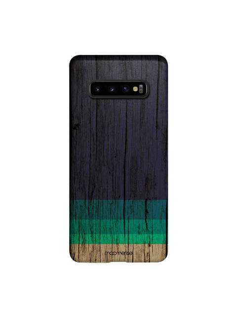 

macmerise Blue & Grey Wood Stripes Sublime Samsung Galaxy S10 Plus Back Case