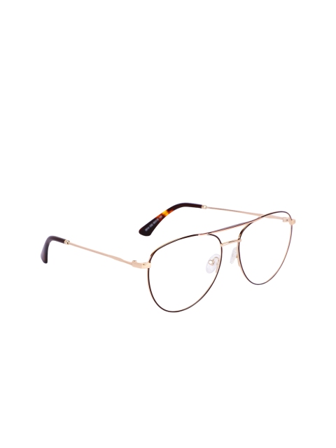 

MARC LOUIS Unisex Black Solid Full Rim Aviator Frames MARC LOUIS 8014 C02 53 FR