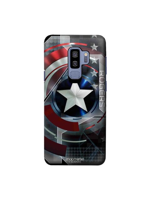 

macmerise Grey & Red Marvel Comics Captain America Rogers Sublime Samsung Galaxy S9 Plus Back Case