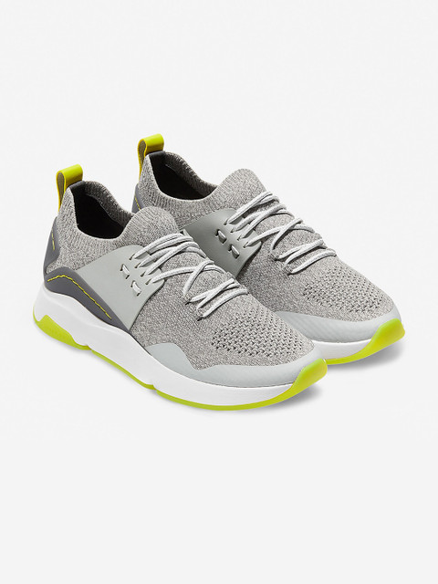 

Cole Haan Women Off-White Woven Design Zerogrand Sneakers
