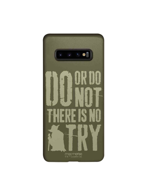 

macmerise Olive Green Star Wars Yoda Theory Sublime Back Case Samsung Galaxy S10 Plus Back Case