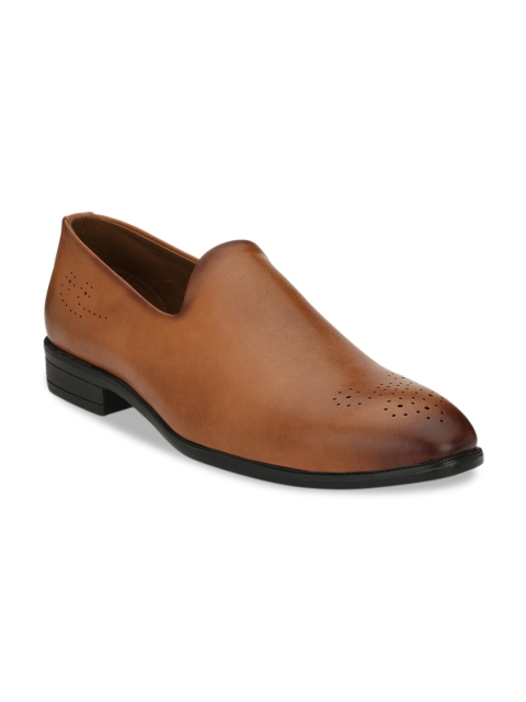 

Rodolfo Darrell Men Tan Brown Solid Formal Slip-Ons