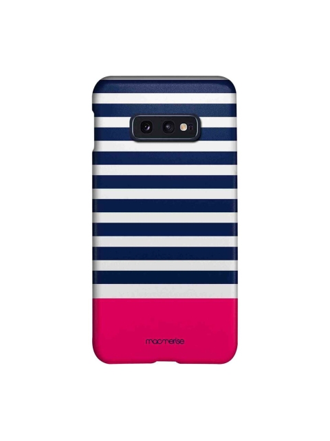 

macmerise White & Blue Simply Stripes Sublime Samsung Galaxy S10E Back Case