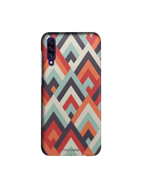 

macmerise Orange & Blue Symmetric Cheveron Sublime Samsung Galaxy A30S Back Case