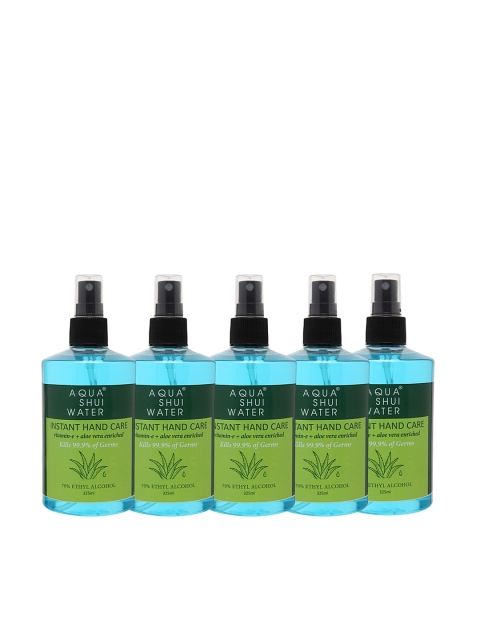 

Aqua Shui Water Blue Pack of 5 Instant Spray Sanitizers 325 ml each