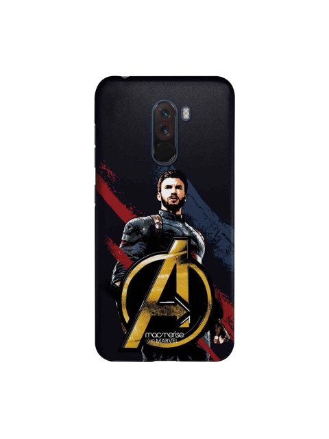 

macmerise Black & Blue Marvel Comics Captain America Postcard Sublime Xiaomi Poco F1 Back Case