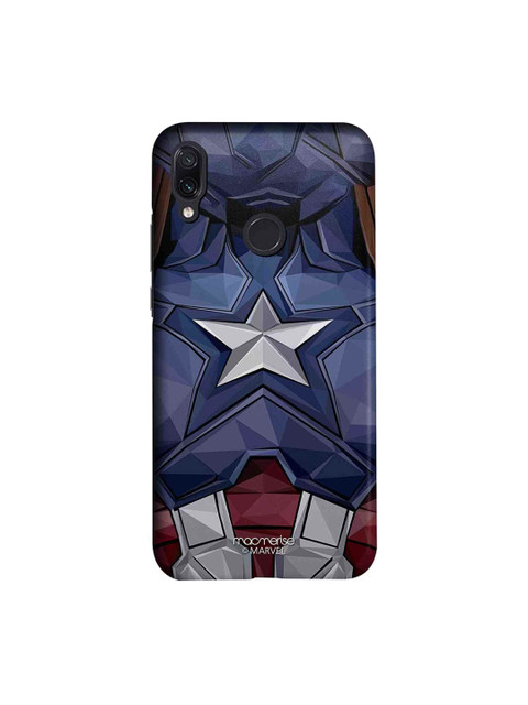

macmerise Blue & Grey Marvel Comics Captain America Vintage Suit Sublime Xiaomi Redmi Note 7 Back Case