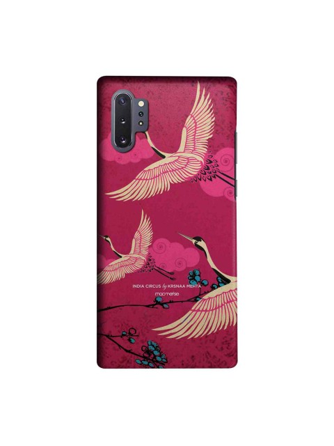 

macmerise Pink & Yellow Flying Flamingoes Samsung Galaxy Note 10 Plus Back Case