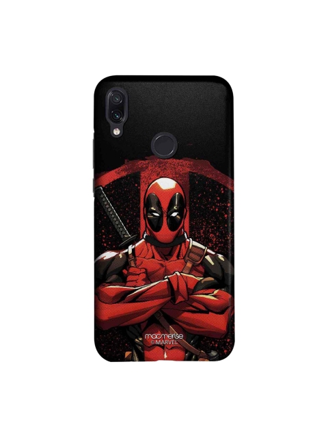 

macmerise Black & Red Marvel Comics Deadpool Stance Xiaomi Redmi Note 7 Back Case