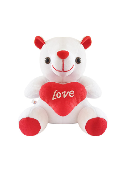 

Ultra Kids White & Red Love Teddy Bear Soft Toy