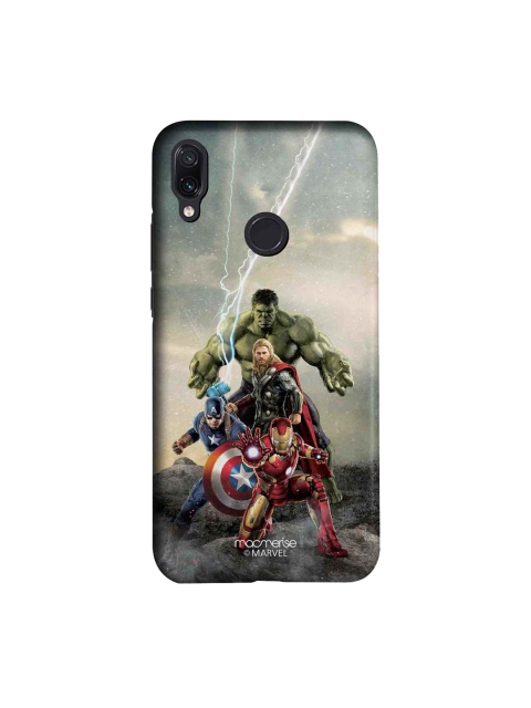 

macmerise Blue & Red Marvel Comics Time To Avenge Xiaomi Redmi Note 7 Back Case