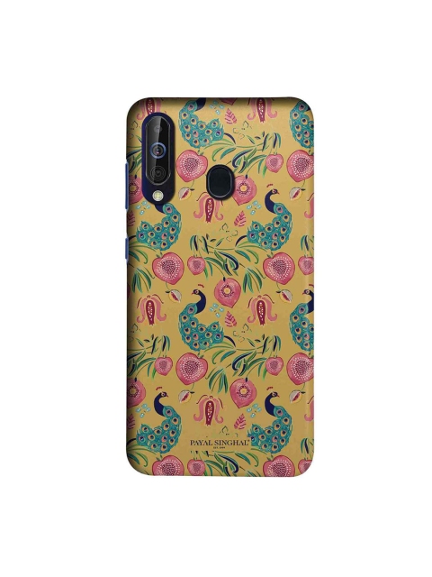 

macmerise Mustard Yellow & Pink Payal Singhal Anaar & Mor Sublime Samsung Galaxy M40 Back Case