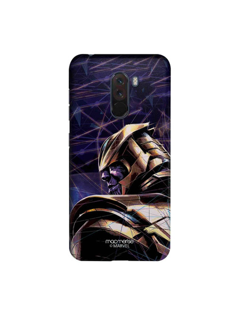 

macmerise Purple & Black Marvel Comics Thanos On Edge Sublime Xiaomi Poco F1 Back Case