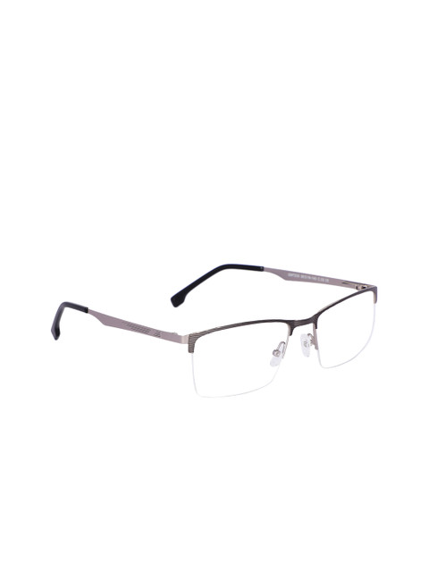 

MARC LOUIS Unisex Black Solid Half Rim Rectangle Frames GM7233 C03 55 FR