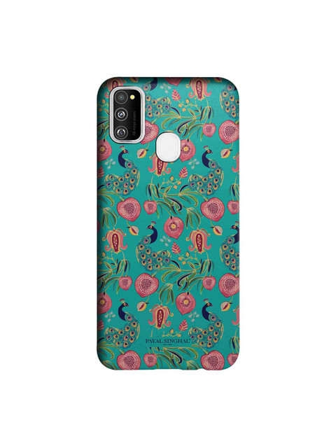 

macmerise Teal Green & Pink Payal Singhal Anaar & Mor Sublime Samsung Galaxy M30S Back Case