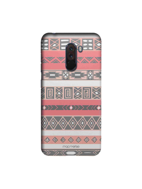 

macmerise Grey & Peach-Coloured Aztec Sublime Xiaomi Poco F1 Back Case