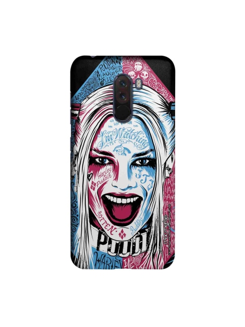 

macmerise Pink & White DC Comics Wicked Harley Quinn Sublime Xiaomi Poco F1 Back Case