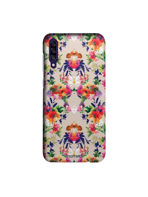 

macmerise Beige & Green Floral Symmetry Sublime Samsung Galaxy A30S Back Case