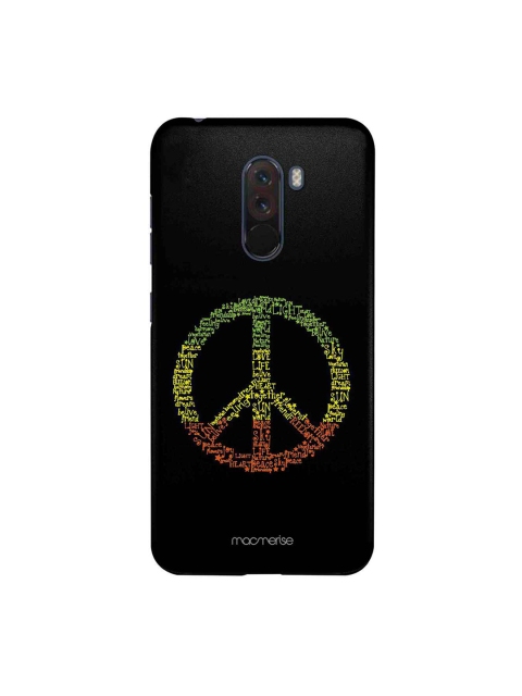 

macmerise Black & Green Symbol Of Peace Xiaomi Poco F1 Back Case