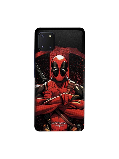 

macmerise Red & Black Deadpool Stance Sublime Samsung Galaxy Note 10 Lite Case
