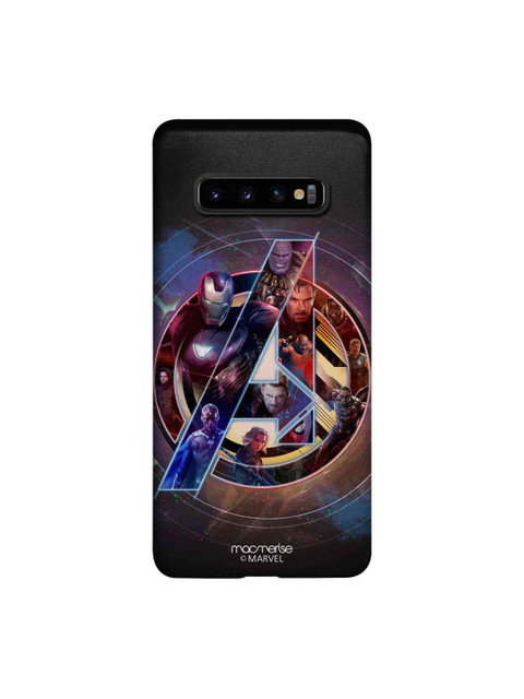 

macmerise Black & Blue Marvel Comics Avengers Infinity World Sublime Samsung Galaxy S10 Plus Back Case