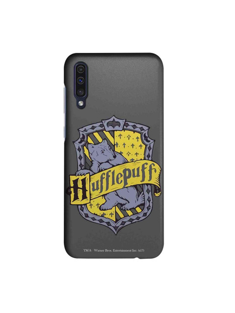 

macmerise Grey & Purple Harry Potter Crest Hufflepuff Samsung Galaxy A50 Back Case