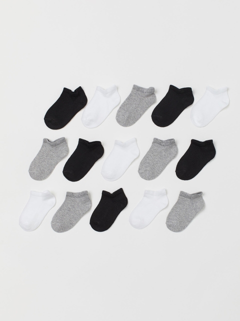 

H&M Kids 15-Pack Trainer Socks, White