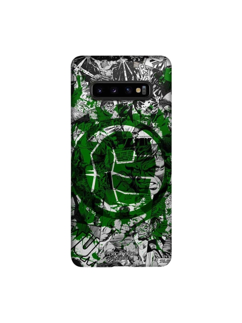 

macmerise Green & Black Marvel Comics Splash Out Hulk Fist Sublime Samsung Galaxy S10 Plus Back Case