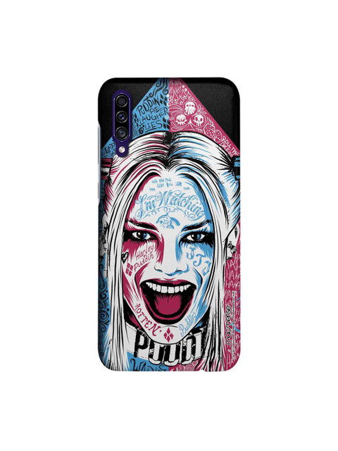 

macmerise Pink & White DC Comics Wicked Harley Quinn Sublime Samsung Galaxy A30S Back Case