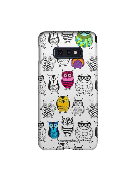 

macmerise White & Black Owl Art Sublime Samsung Galaxy S10E Back Case