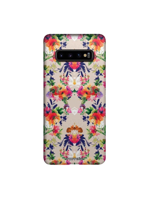 

merise Beige & Green Floral Symmetry Sublime Samsung Galaxy S10 Plus Back Case