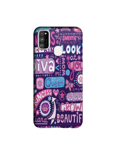 

macmerise Purple & Pink Diva Diaries Sublime Samsung Galaxy M30S Back Case