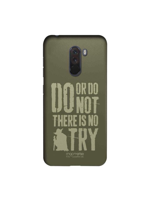 

macmerise Olive Green Star Wars Yoda Theory Sublime Back Case Xiaomi Poco F1 Back Case, Multi