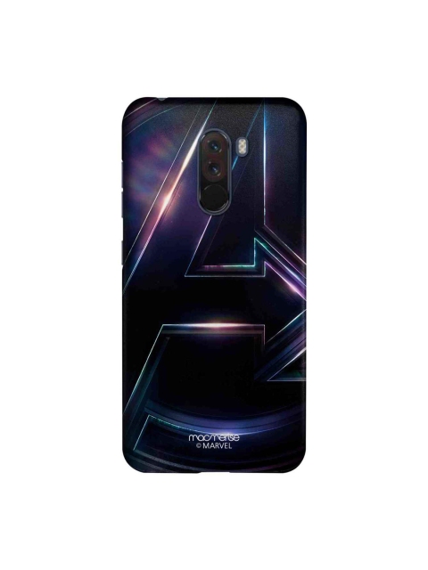 

macmerise Black & Blue Marvel Comics Infinity Logo Metallic Sublime Xiaomi Poco F1 Back Case