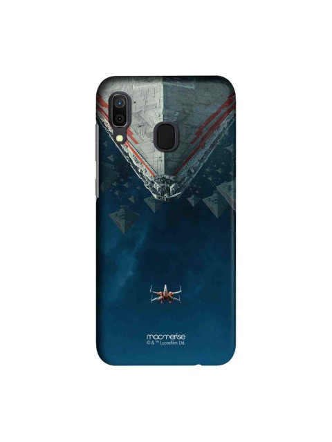 

macmerise Blue & Grey Star Wars Poe XWing Fighter Sublime Samsung Galaxy A30 Back Case