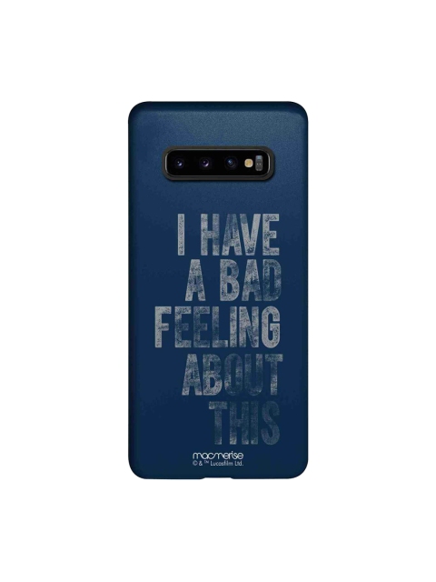 

macmerise Blue & Grey Bad Feeling Samsung Galaxy S10 Plus Back Case