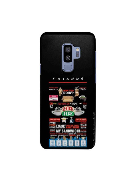 

macmerise Black & Red Friends Favorites Sublime Samsung Galaxy S9 Plus Back Case
