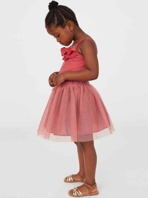 

H&M Girl Pink Glittery Tulle Skirt
