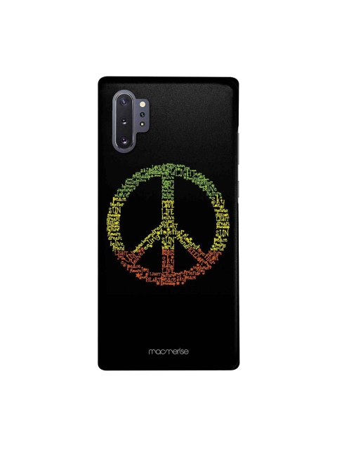

macmerise Black & Green Symbol Of Peace Samsung Galaxy Note 10 Plus Back Case
