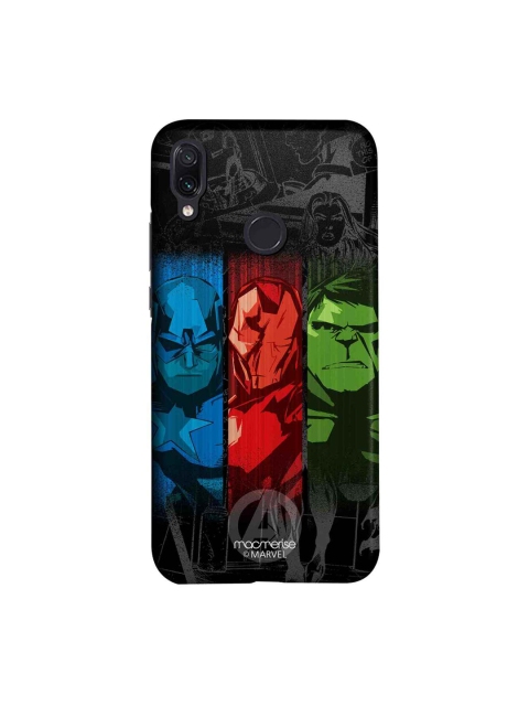 macmerise Black & Red Marvel Comics Avengers Sketch Sublime Xiaomi Redmi Note 7 Back Cover