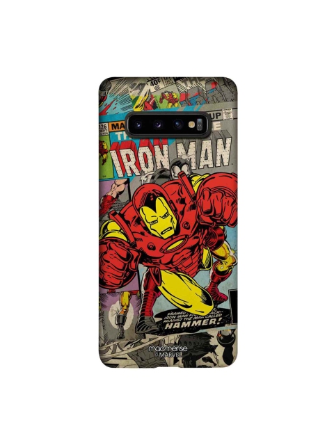 

macmerise Grey & Red Marvel Comics Ironman Sublime Samsung Galaxy S10 Plus Back Case