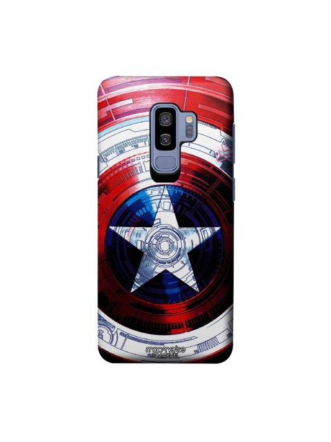 macmerise Red & Blue Marvel Comics Captains Shield Decoded Sublime Samsung Galaxy S9 Plus Back Case