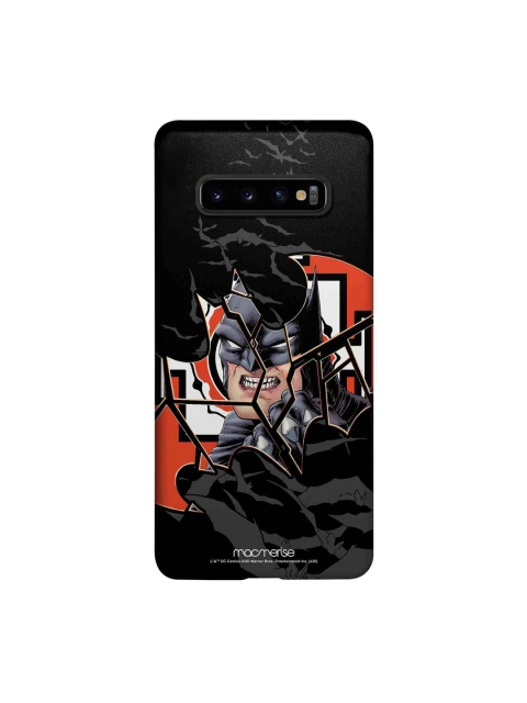 

macmerise Black & Orange DC Angry Batman Printed Samsung Galaxy S10 Plus Back Case
