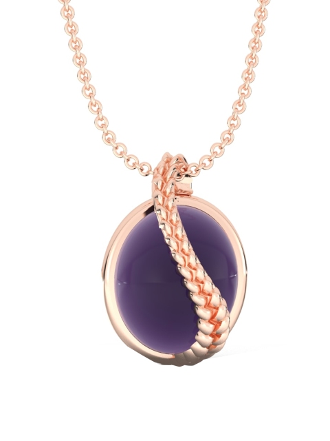 

Mia by Tanishq 14KT Rose Gold Disney Rapunzel Pendant