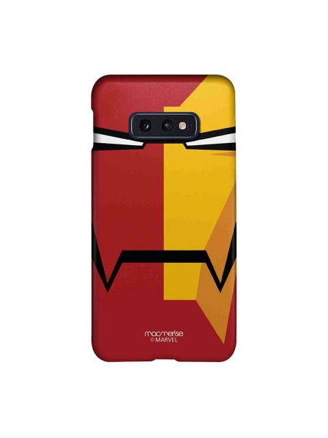 

macmerise Red & Yellow Marvel Comics Face Focus Ironman Sublime Samsung Galaxy S10E Back Case
