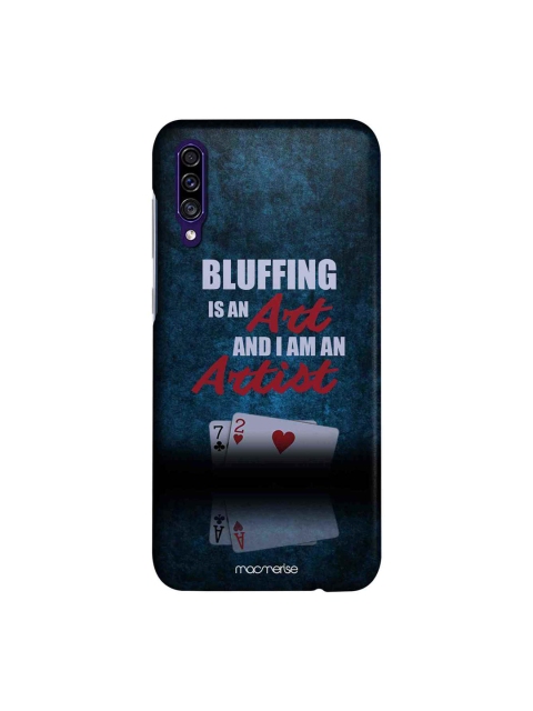

macmerise Blue & White Art of Bluffing Sublime Samsung Galaxy A30S Back Case