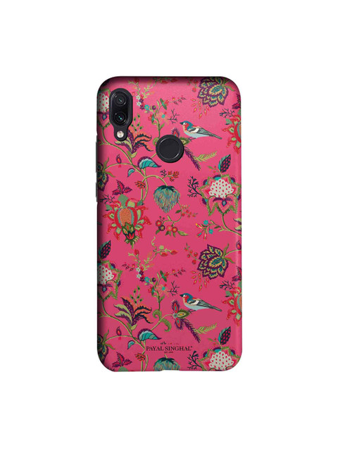 

macmerise Pink & Green Payal Singhal Chidiya Sublime Xiaomi Redmi Note 7 Back Case