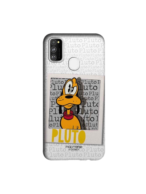 

macmerise Grey & Yellow Disney Hello Mr Pluto Sublime Samsung Galaxy M30S Back Case