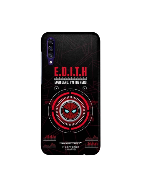 

macmerise Unisex Multiamacmerise Black & Red Marvel Comics Hello Edith Sublime Samsung Galaxy A30S Back Case